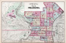 Index Map - Philadelphia, Philadelphia 1875 Vol 6 Wards 2 to 20 - 29 - 31